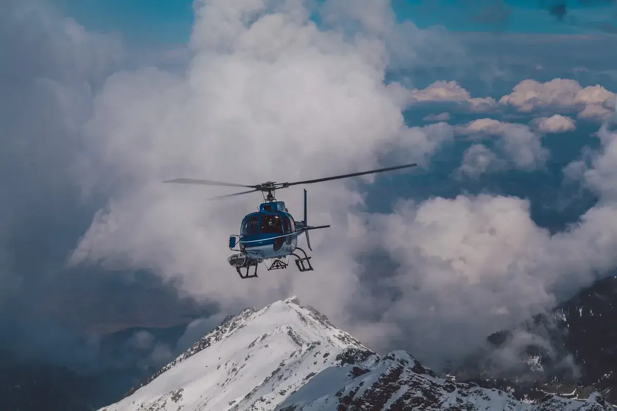 Tour du Mont Blanc en Hélicoptère