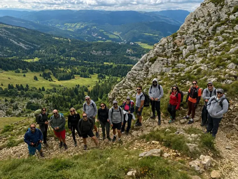 Randonnée en montagne dans le Vercors